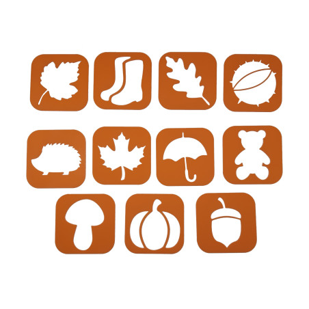 Zestaw szablonów - Jesień