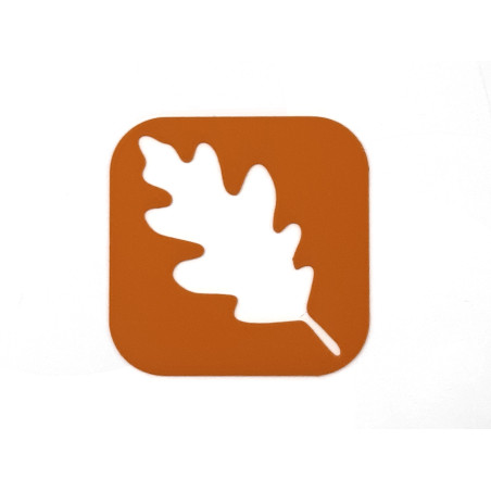 Szablon jesienny - Liść Dębu