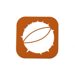 Szablon jesienny - Kasztan