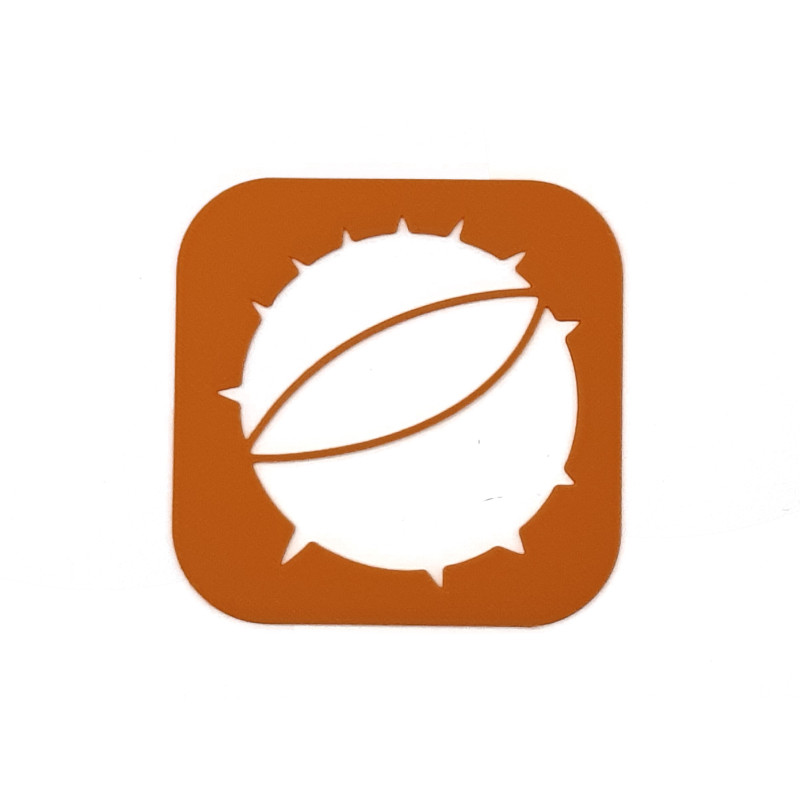 Szablon jesienny - Kasztan