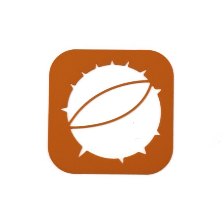 Szablon jesienny - Kasztan