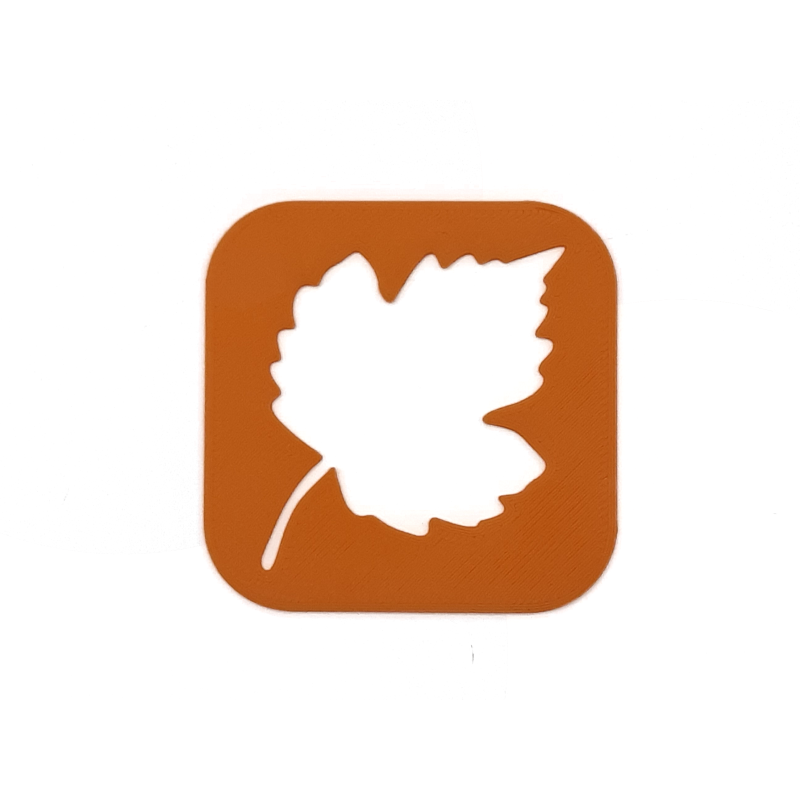 Szablon jesienny - Liść Jaworu