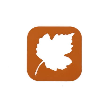 Szablon jesienny - Liść Jaworu