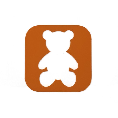 Szablon jesienny - Miś