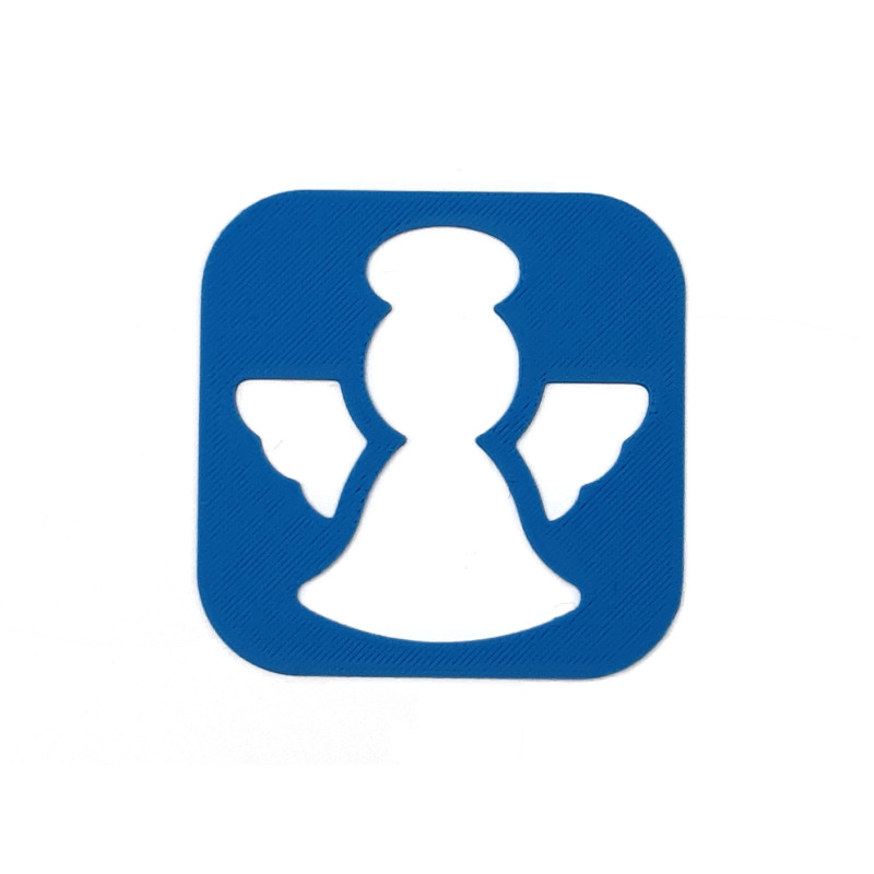 Szablon zimowy - Aniołek