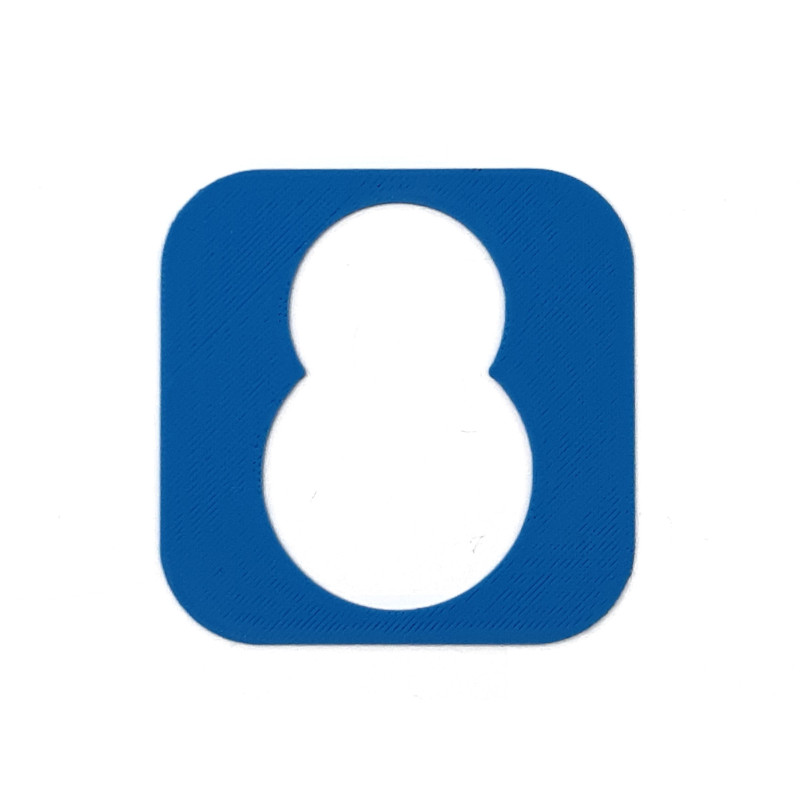 Szablon zimowy - Bałwanek