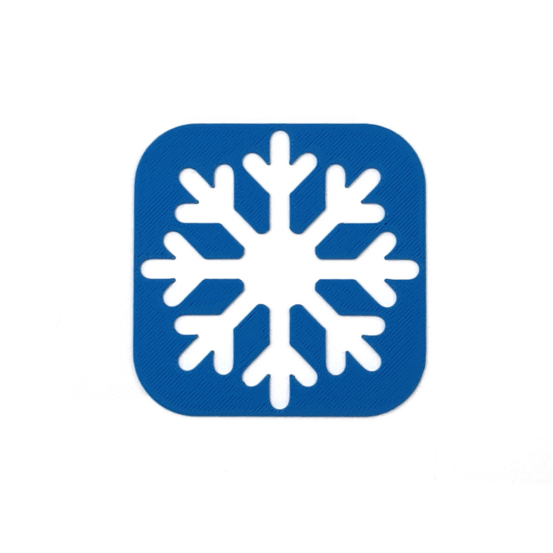 Szablon zimowy - Śnieżynka Nr 3