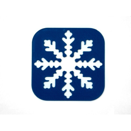 Szablon zimowy - Śnieżynka Nr 4