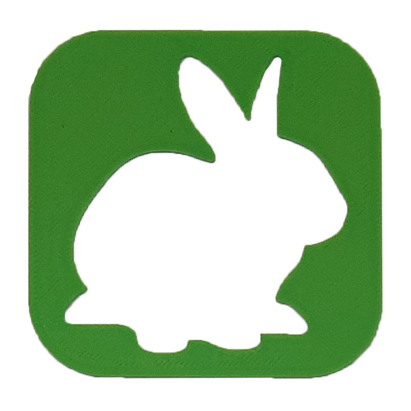 Szablon wiosenny - Królik