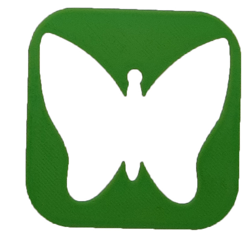 Szablon wiosenny - Motyl