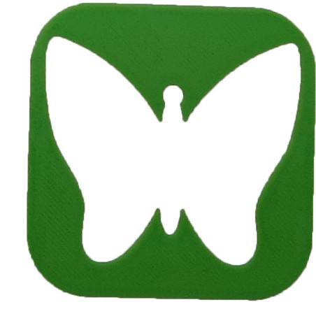 Szablon wiosenny - Motyl