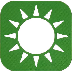 Szablon wiosenny - Słońce Nr 1