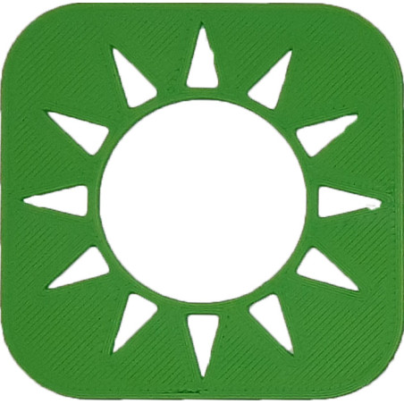 Szablon wiosenny - Słońce Nr 1