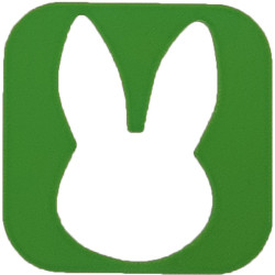 Szablon wiosenny - Zając