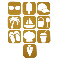 Zestaw Szablonów - Lato